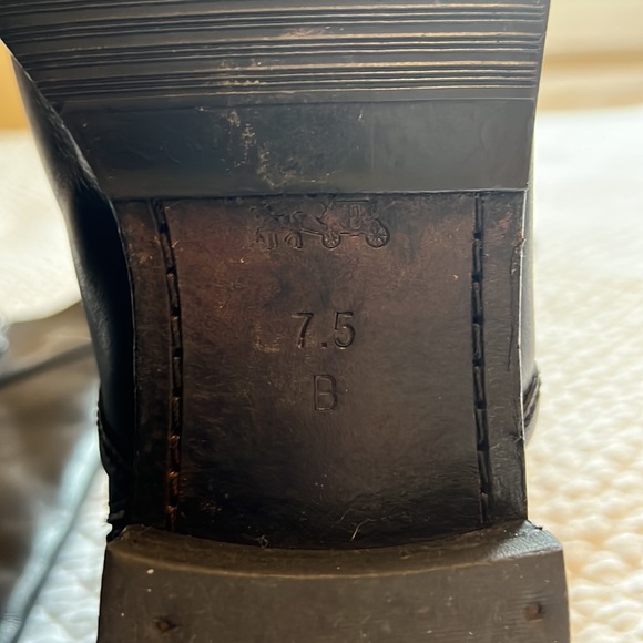 Coach boots - black size 7.5B - Picture 9 of 16